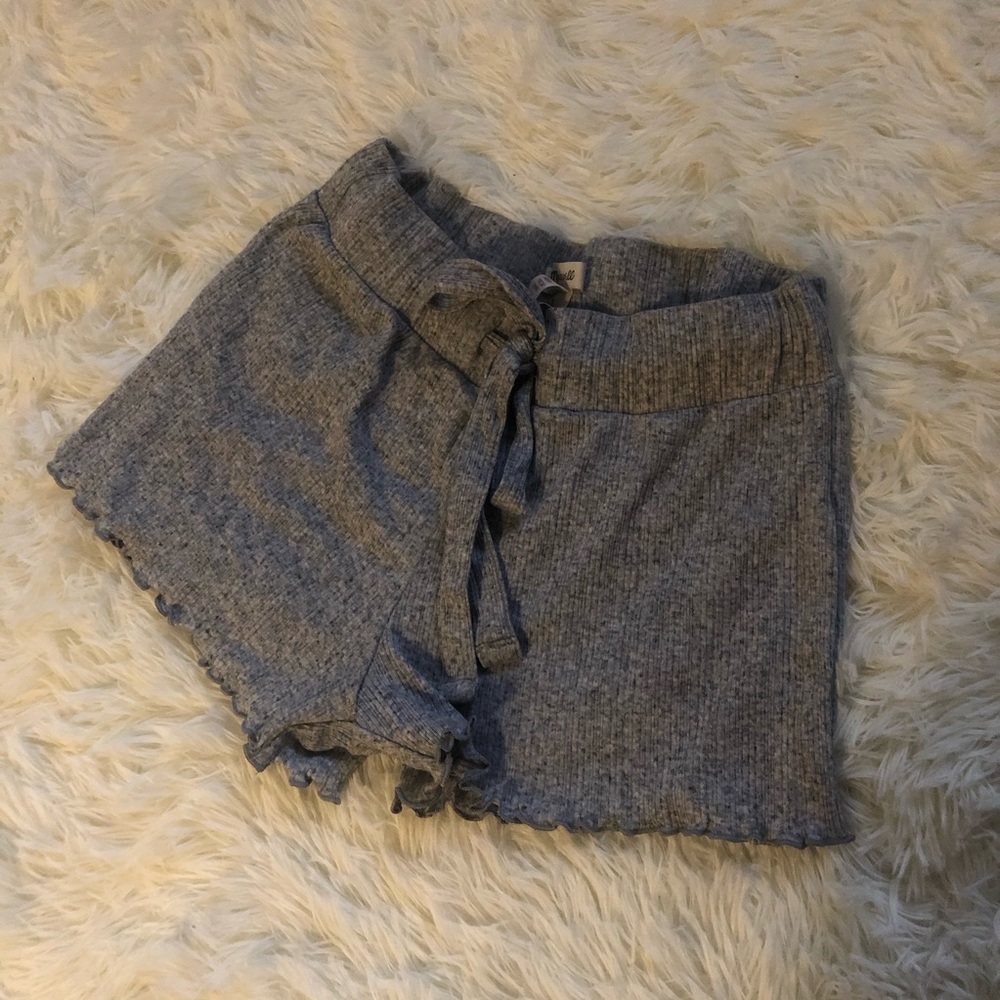 Madewell Ruffle Pajama Shorts
